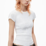 RIBBED JERSEY CRYSTAL HOTFIX TEE