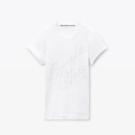 RIBBED JERSEY CRYSTAL HOTFIX TEE