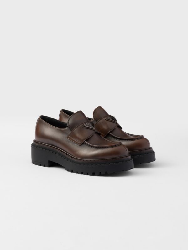 DOUBLE SOLE LEATHER LOAFERS