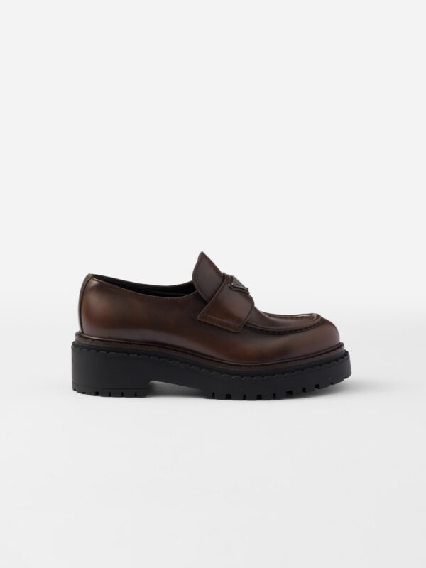 DOUBLE SOLE LEATHER LOAFERS