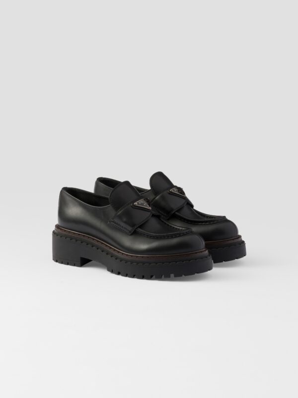 DOUBLE SOLE LEATHER LOAFERS