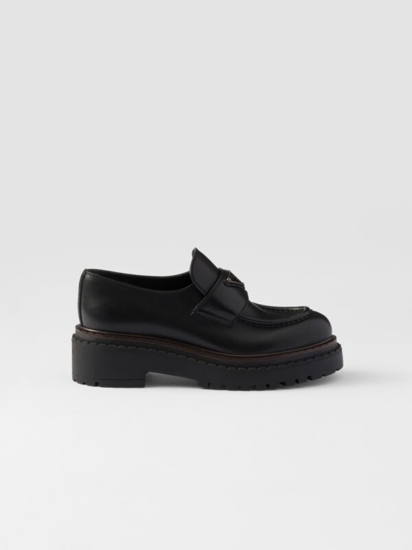 DOUBLE SOLE LEATHER LOAFERS
