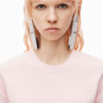 LOGO EMBOSSED RIBBED PULLLOVER
