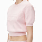 LOGO EMBOSSED RIBBED PULLLOVER