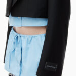 PRE STYLED CROPPED BLAZER WITH SHIRT