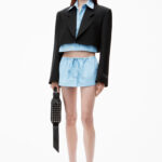 PRE STYLED CROPPED BLAZER WITH SHIRT
