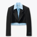 PRE STYLED CROPPED BLAZER WITH SHIRT
