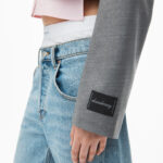 PRE STYLED CROPPED BLAZER WITH SHIRT