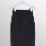 BUCKLED TAILORED SKIRT