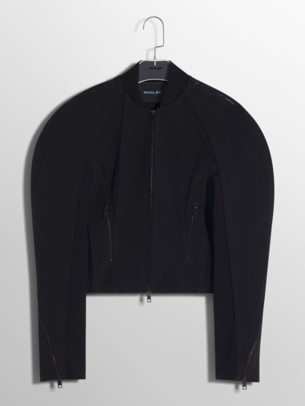 SCULPTURED SCUBA BOMBER JACKET