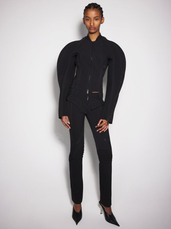 SCULPTURED SCUBA BOMBER JACKET