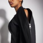 SCULPTURED SCUBA BOMBER JACKET