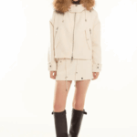 JACKET WITH FUR BORDER