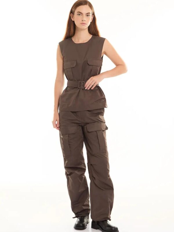 TOP WITH BELT