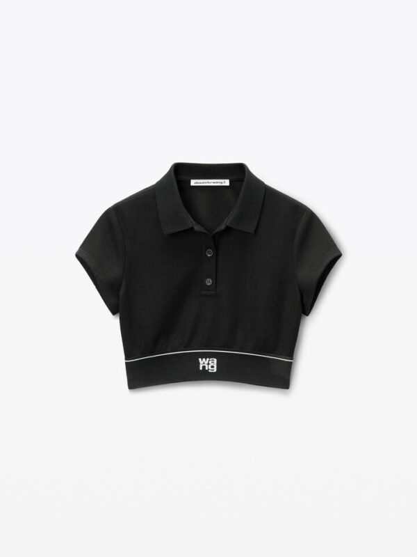 CHEERLEADER POLO IN PIQUÉ