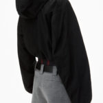LOGO CROPPED BOMBER JACKET