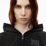 LOGO CROPPED BOMBER JACKET