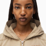 LOGO CROPPED BOMBER JACKET