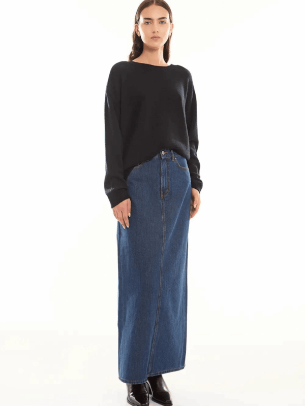 WOOL CREW-NECK KNIT