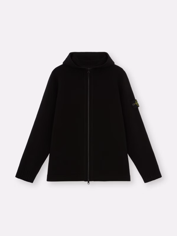 LAMBWOOL ZIPPED CARDIGAN