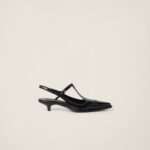 BRUSHED LEATHER SLINGBACKS