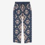 ALOE SILK PRINTED PANTS