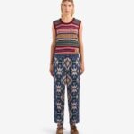 ALOE SILK PRINTED PANTS