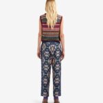 ALOE SILK PRINTED PANTS
