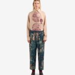 ALOE SILK PRINTED PANTS