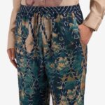 ALOE SILK PRINTED PANTS
