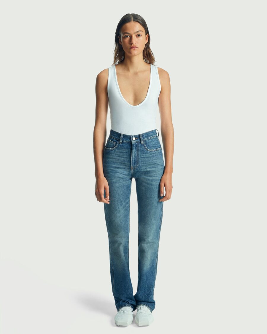 STRAIGHT DENIM JEANS