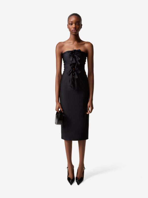 JERSEY KNOT GALA DRESS