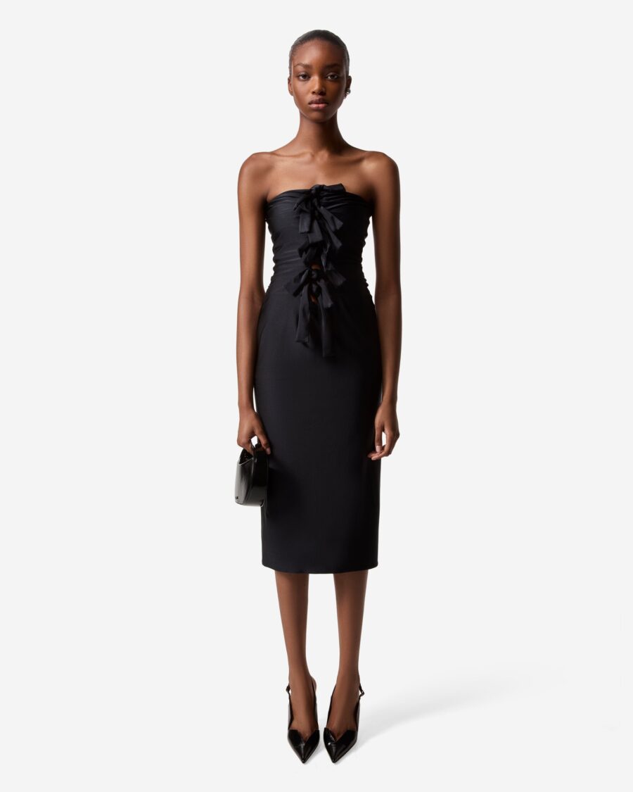 JERSEY KNOT GALA DRESS