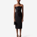 JERSEY KNOT GALA DRESS