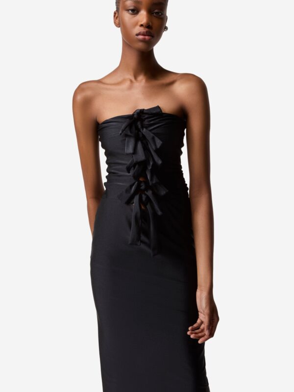 JERSEY KNOT GALA DRESS