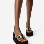 SNAKE PRINT WEDGES