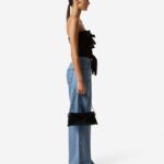 JERSEY KNOTTED GALA TOP