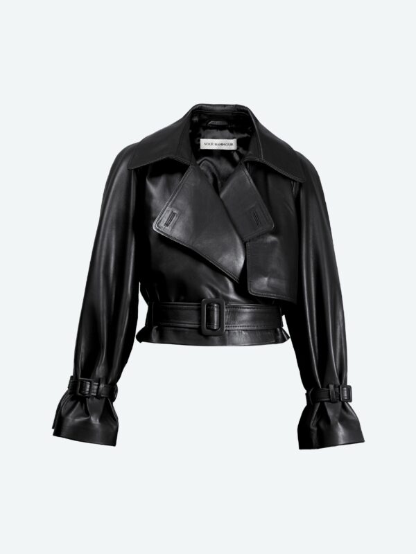 CROPPED HATTI LEATHER JACKET