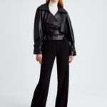 CROPPED HATTI LEATHER JACKET