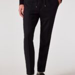 DRAWSTRING WOOL TROUSERS