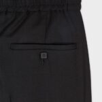 DRAWSTRING WOOL TROUSERS