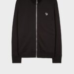 ZEBRA LOGO ZIPPED SWEATSHIRT
