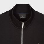 ZEBRA LOGO ZIPPED SWEATSHIRT