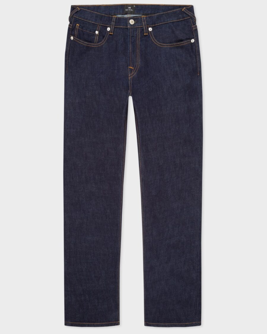 TAPERED INDIGO JEANS