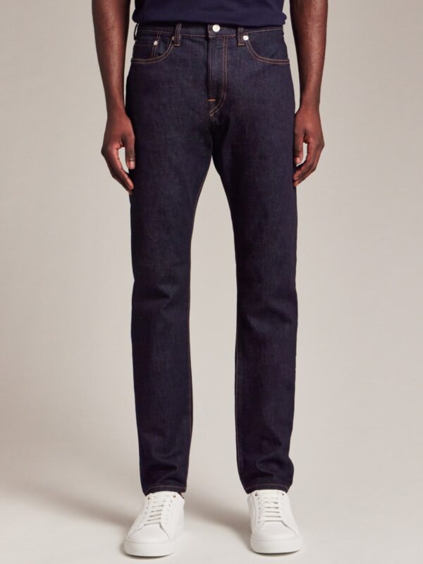 TAPERED INDIGO JEANS