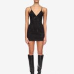 SPAGHETTI STRAPS MINI DRESS