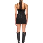 SPAGHETTI STRAPS MINI DRESS