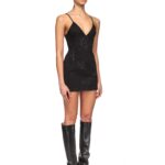 SPAGHETTI STRAPS MINI DRESS