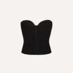DRAPED WOOL CORSET
