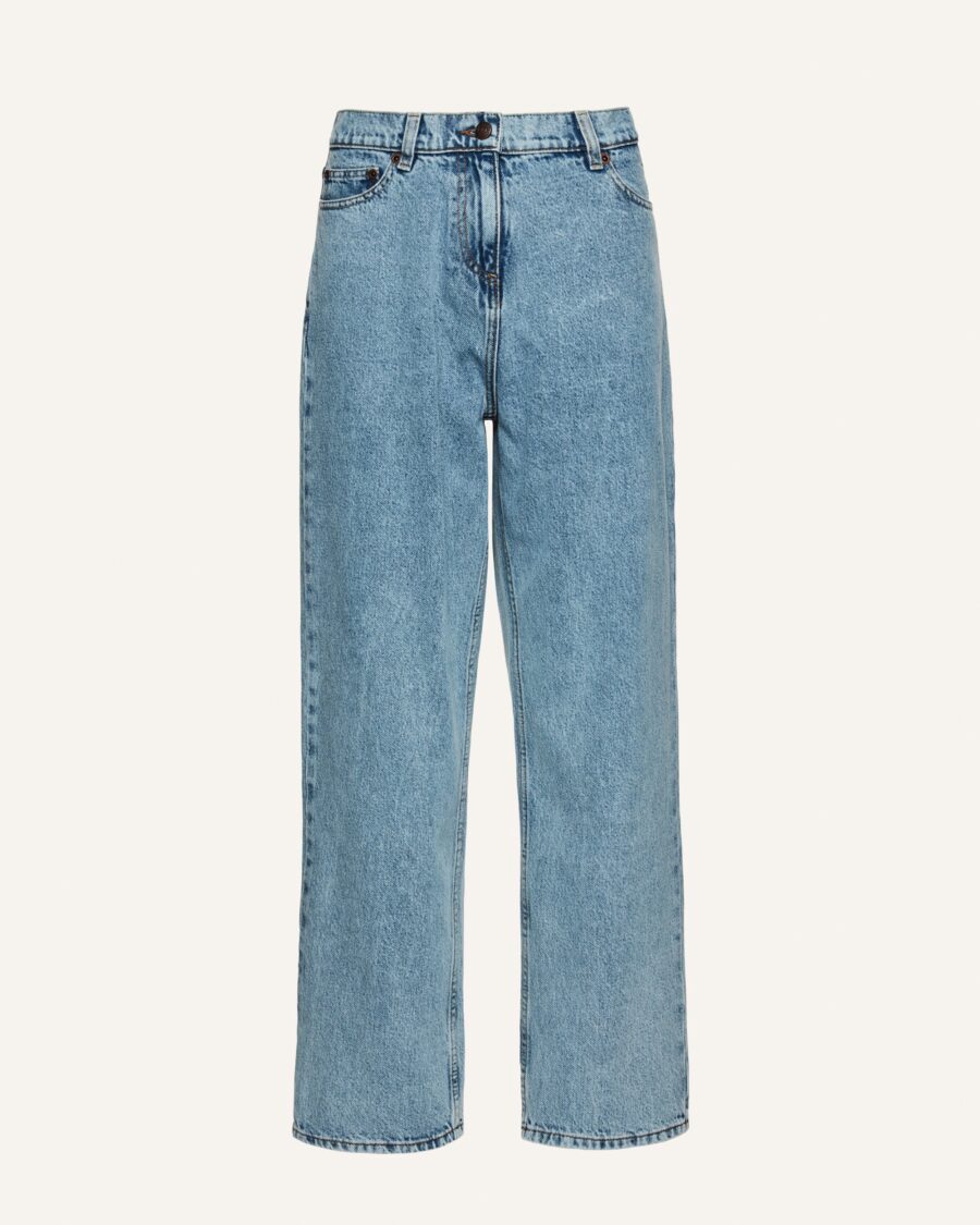 LOOSE LEG DENIM JEANS